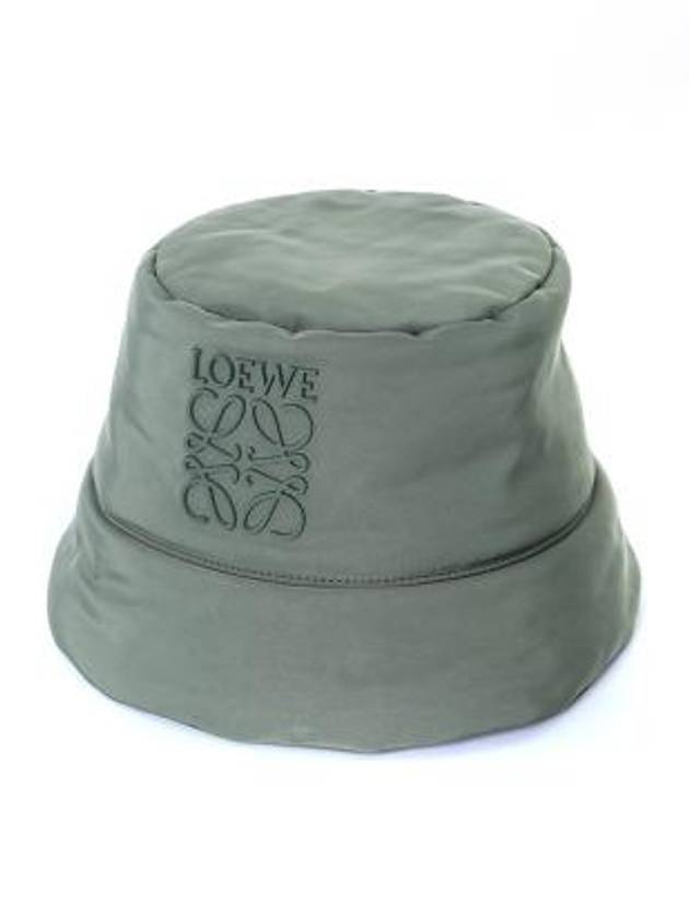 Puffer Nylon Bucket Hat Khaki - LOEWE - BALAAN 2