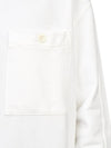 Men's Pocket Crew Neck Cotton Sweatshirt White - TEN C - BALAAN 9