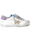 Superstar Purple Tab Low Top Sneakers White - GOLDEN GOOSE - BALAAN 3