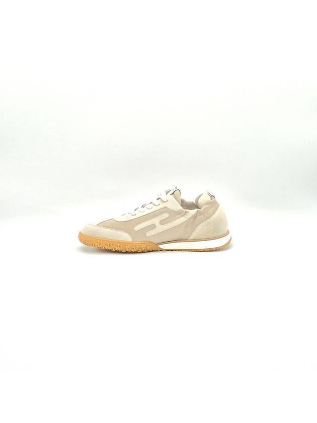 Jet Suede Goat Skin Low Top Sneakers Beige - HERMES - BALAAN 8