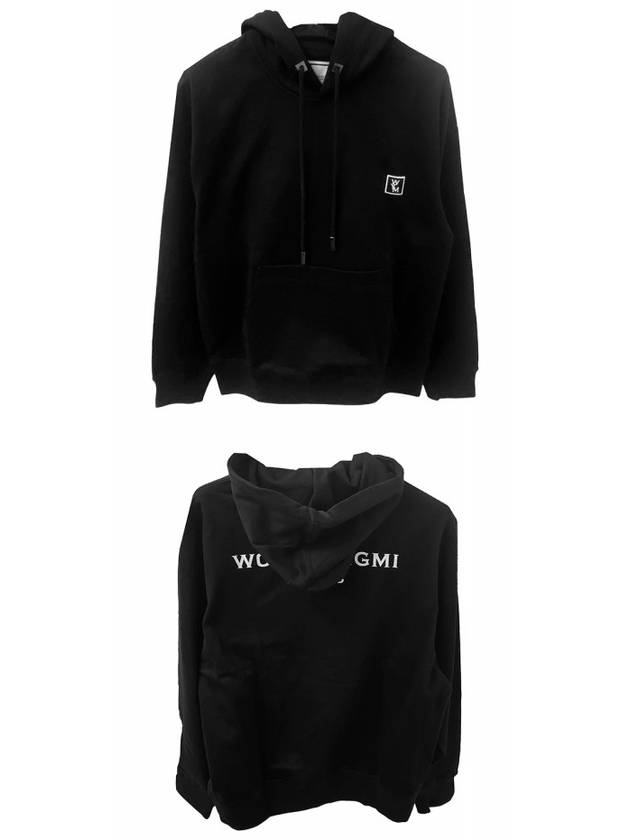 Back Logo Hoodie Black - WOOYOUNGMI - BALAAN 5