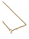 La Chain Signature Logo Chain Necklace Gold - JACQUEMUS - BALAAN.