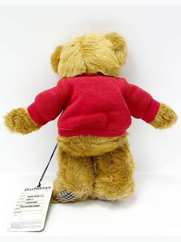 Red Sweatshirt Teddy Bear Doll 5VBUA34978 - BURBERRY - BALAAN 5