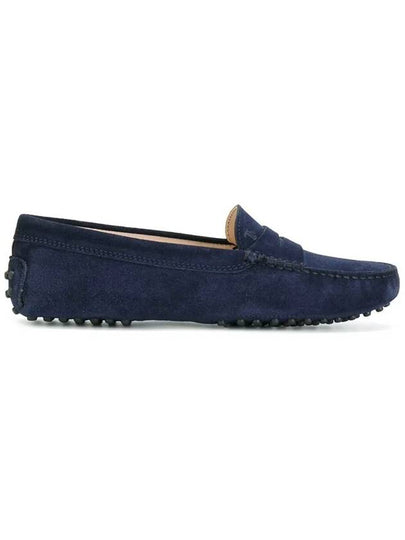 Gommino Suede Driving Shoes Blue - TOD'S - BALAAN 2