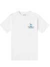 Gymnastics Logo Short Sleeve T-Shirt White - SPORTY & RICH - BALAAN 2