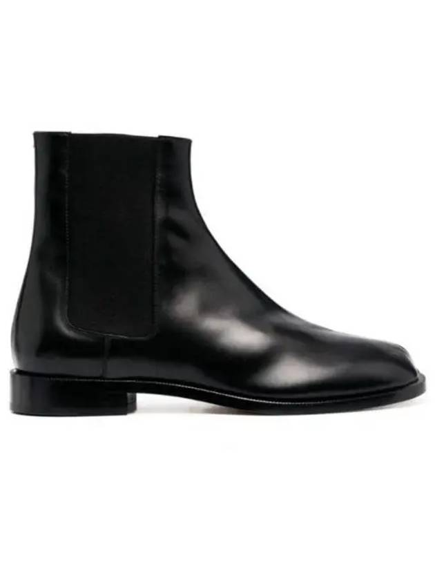 Shiny Leather Tabi Chelsea Boots Black S57WU0150 P3292 - MAISON MARGIELA - BALAAN 1