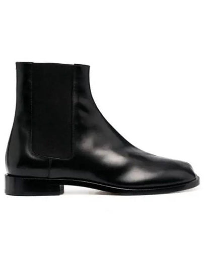 Tabi Leather Chelsea Boots Black - MAISON MARGIELA - BALAAN 2