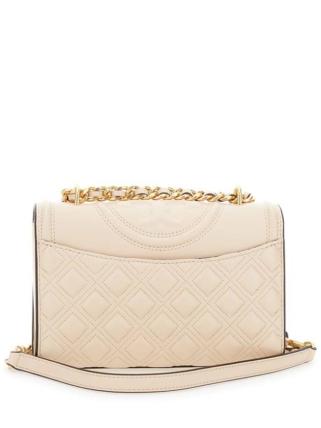 Small Fleming Convertible Shoulder Bag Ivory - TORY BURCH - BALAAN 3