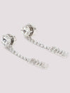 logo crystal drop earrings - MIU MIU - BALAAN 2