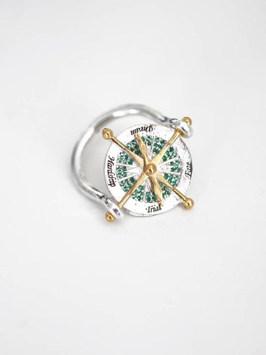 Compass Ring Silver - ELYONA - BALAAN 1