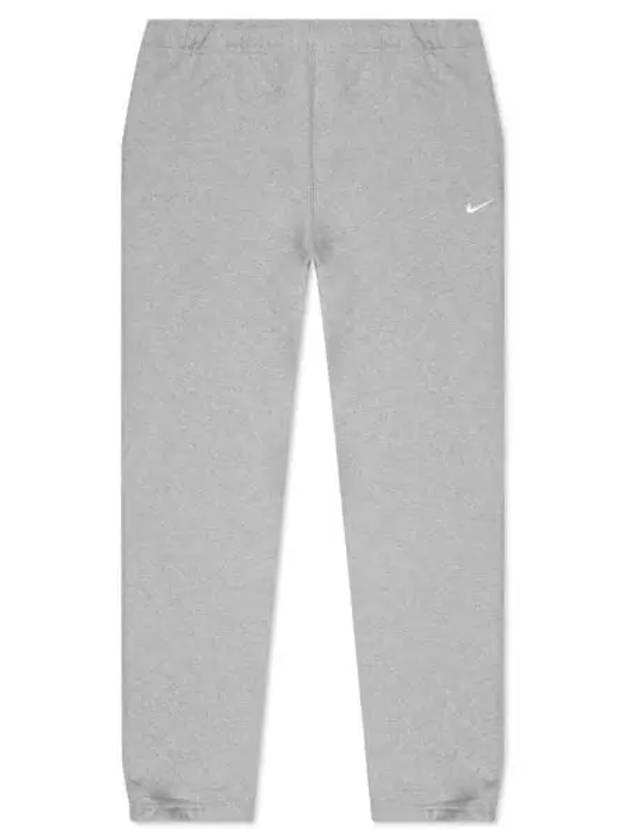 Men's Solo Swoosh Fleece Track Pants Grey - NIKE - BALAAN 2