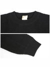 Men's Logo Reversible Round Neck Knit Top Black - TEN C - BALAAN 4