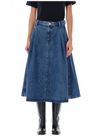 ENORA flare denim long skirt - A.P.C. - BALAAN 1