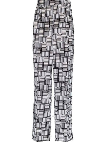 Vtmnts Men's Blk/White Barcode Monogram Tailored Pants, Size Medium - VETEMENTS - BALAAN 1