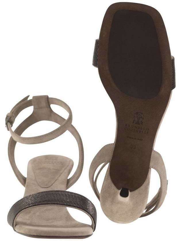 Sandals MZSFC2700 C8275 STONE - BRUNELLO CUCINELLI - BALAAN 6