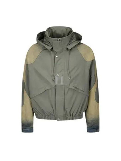 Polyester Windbreaker Olive Green - ACNE STUDIOS - BALAAN 2