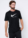 01940626010Hybrid Air TshirtBlack Silver - NIKE - BALAAN 1