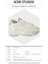 Manhattan Tumbled Low Top Sneakers White - ACNE STUDIOS - BALAAN 3