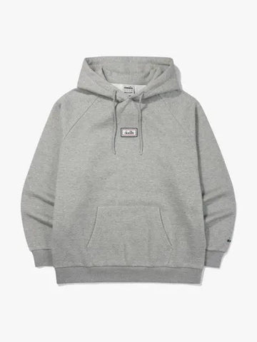 Diadora comfy brushed hooded sweatshirt GRAY - DIADORA - BALAAN 1