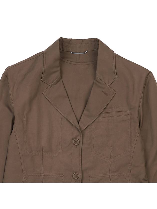 Couture Workwear Jacket Brown - DIOR - BALAAN 8