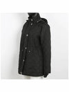 Diamond Quilted Long Nylon Jacket Black - BURBERRY - BALAAN 3