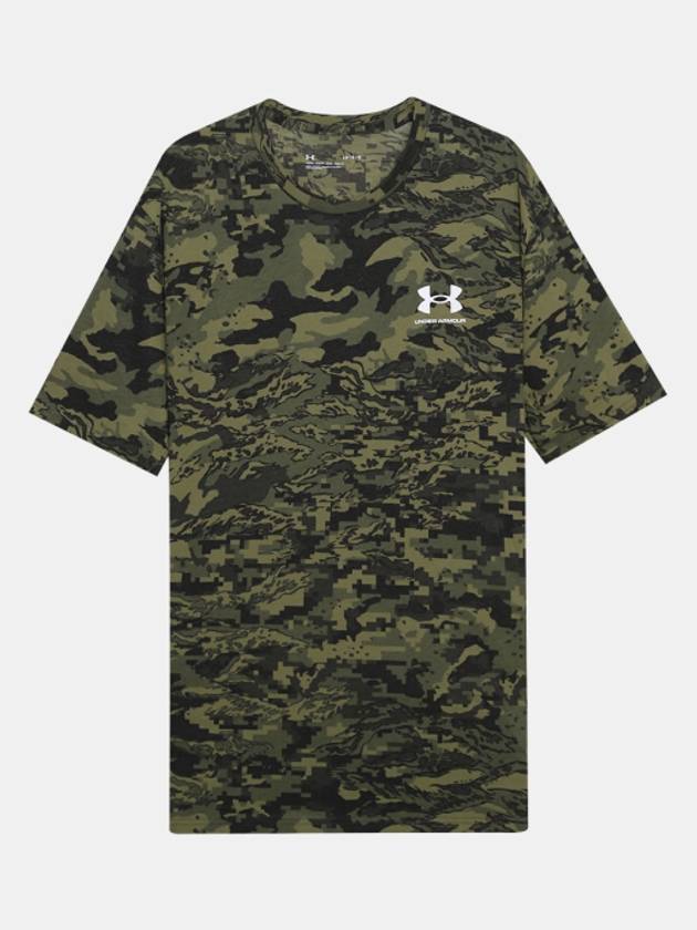 Men's ABC Camo Short Sleeve T Shirt Black - UNDER ARMOUR - BALAAN 11