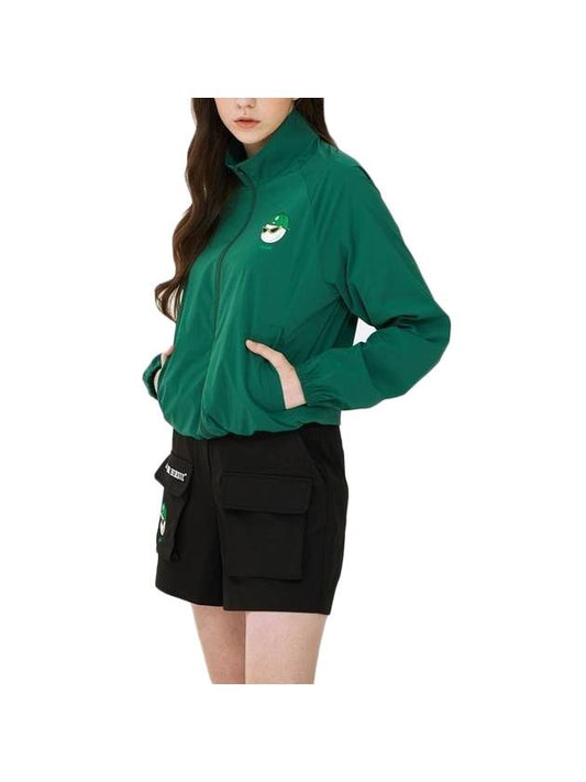 Women's Swag Ball Lightweight Windbreaker Green - GOXO - BALAAN 1