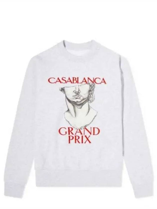 Grand Prix Sweatshirt Gray WF21JTP019 MARL - CASABLANCA - BALAAN 1