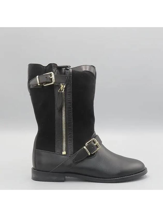 Smith Market Used Luxury Black Boots Women s Shoes - BURBERRY - BALAAN 3