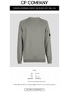 Men's Lens Wappen Long Sleeve Knit Top Gray - CP COMPANY - BALAAN.