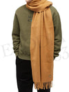 Bold Fox Head Patch Muffler Brown - MAISON KITSUNE - BALAAN 7