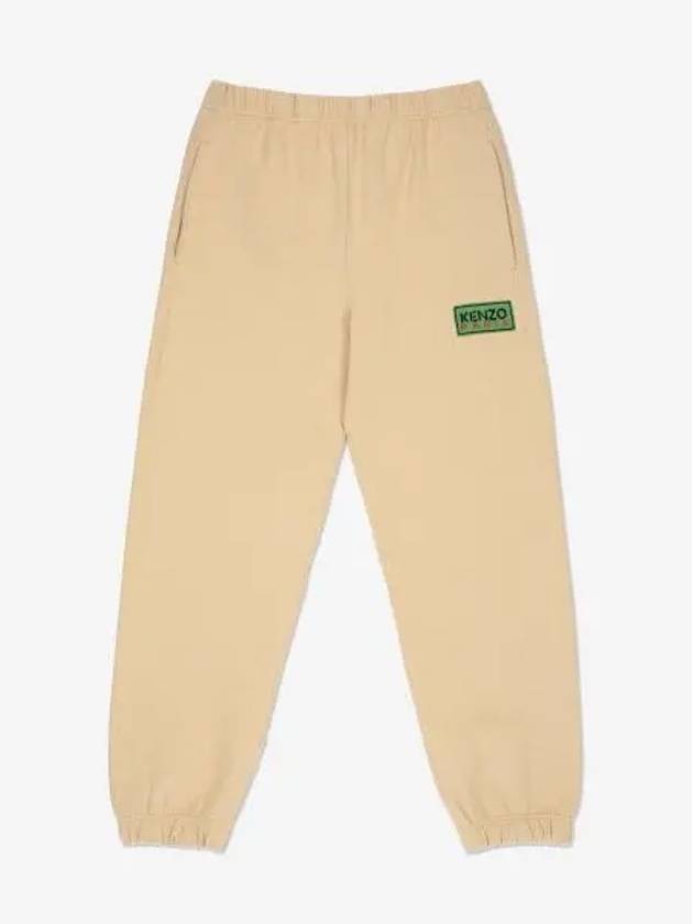 Logo Patch Track Pants Beige - KENZO - BALAAN 2