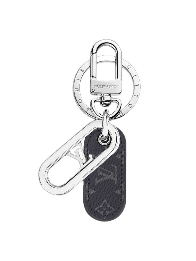 LV Padded Circle Bag Charm Key Holder Silver - LOUIS VUITTON - BALAAN 1