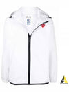 Small Heart Wappen Windbreaker White - COMME DES GARCONS - BALAAN 2