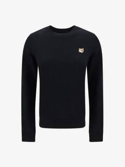 Fox Head Patch Regular Sweatshirt Black - MAISON KITSUNE - BALAAN 2