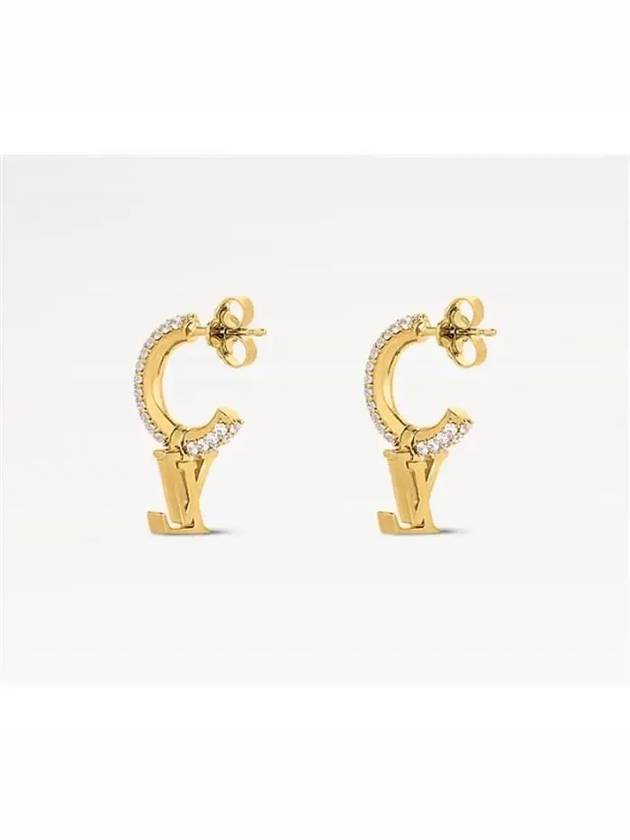 LV Iconic Earrings Gold - LOUIS VUITTON - BALAAN 4