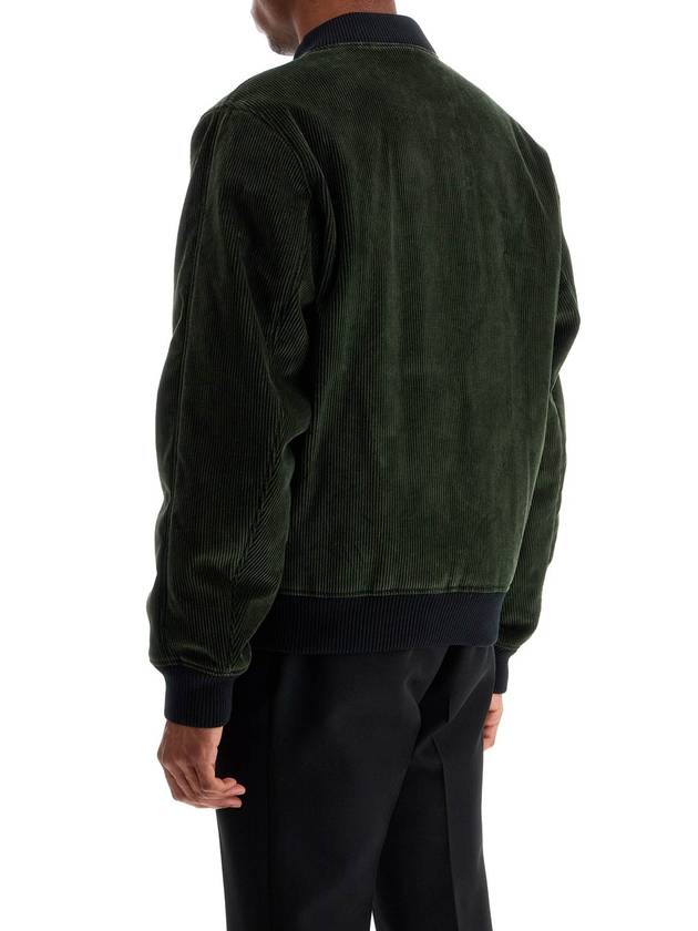 Teddy Bomber Jacket Ranger Green - MAISON KITSUNE - BALAAN 4