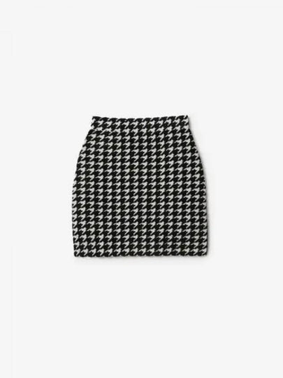 houndstooth pattern mini skirt - BURBERRY - BALAAN 2