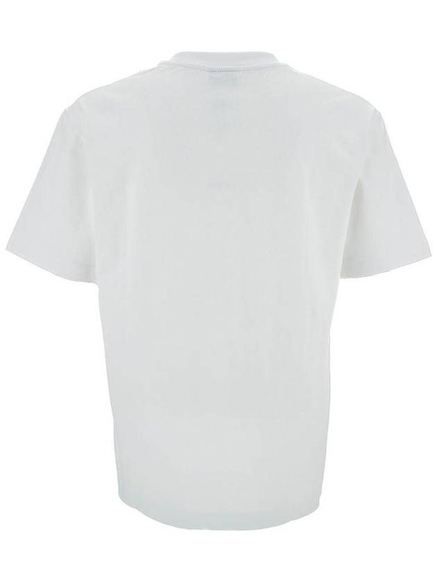 Le Gros Grain Logo Short Sleeve T-Shirt White - JACQUEMUS - BALAAN 3