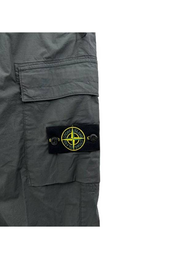 Wappen Patch Cargo Track Pants Grey - STONE ISLAND - BALAAN 4