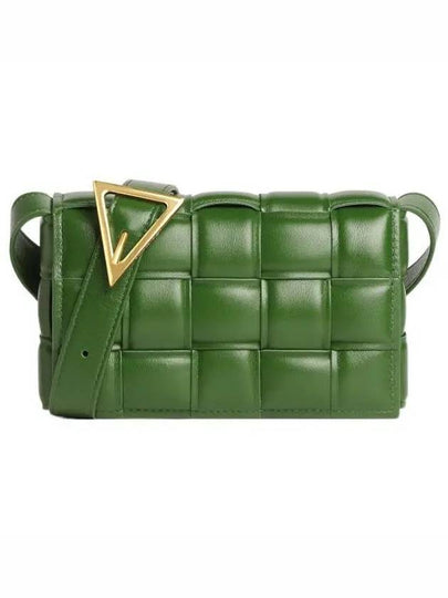 Cassette Intrecciato Padded Small Cross Bag Avocado - BOTTEGA VENETA - BALAAN 2