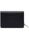 Gancini Calfskin Card Wallet Black - SALVATORE FERRAGAMO - BALAAN 5