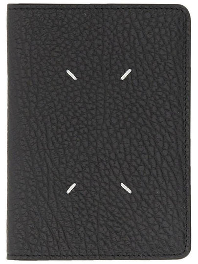 4 Stitch Passport Wallet Black - MAISON MARGIELA - BALAAN 2