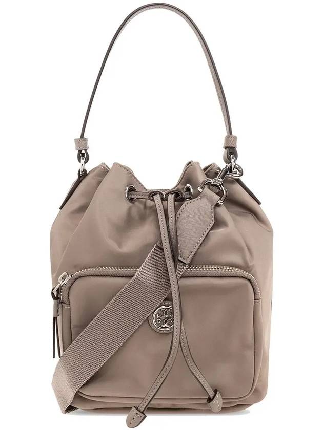 Virginia Logo Bucket Bag Grey - TORY BURCH - BALAAN 3