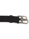 Men's BB Buckle Large Belt Black - BALENCIAGA - BALAAN 5