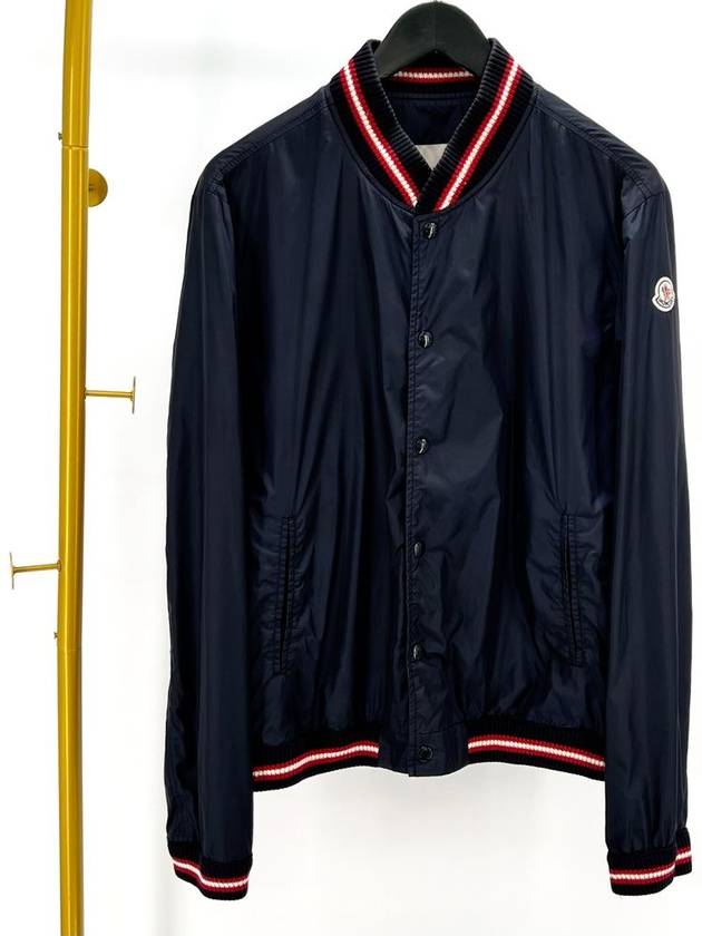 Bomber windbreaker jacket navy size 4 - MONCLER - BALAAN 3