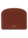 Demi Lune Card Wallet Brown - A.P.C. - BALAAN 2