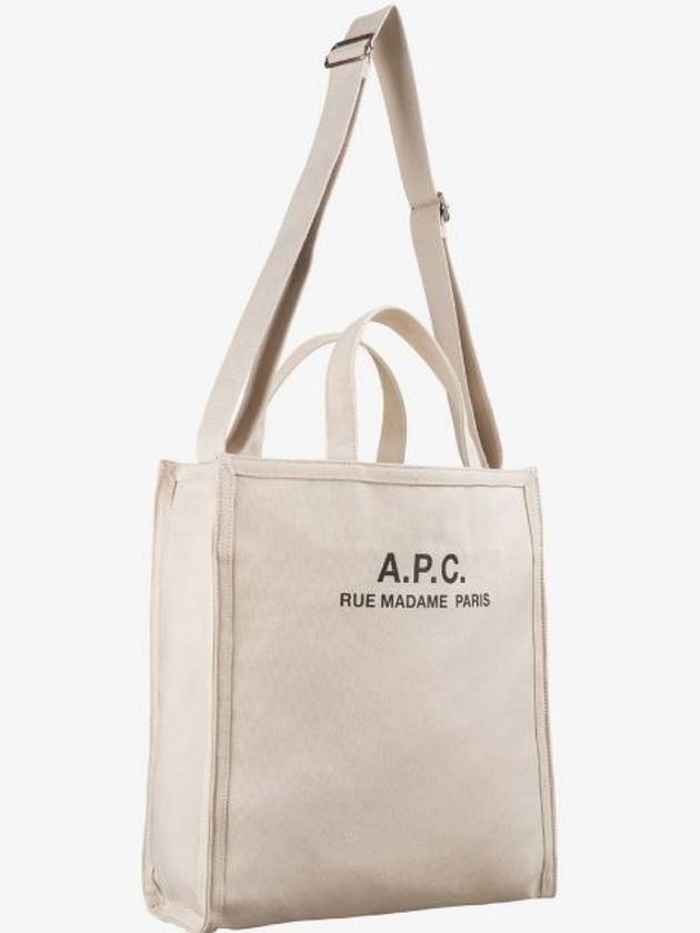 Recovery Logo Printing Cotton Tote Bag Sand - A.P.C. - BALAAN 3