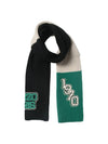 Coleridge Patch Wool Muffler - KENZO - BALAAN.