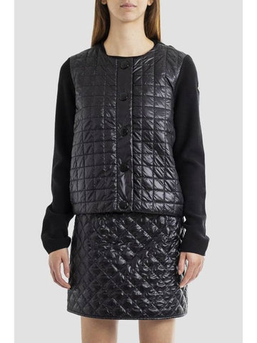 Knit quilted cardigan - MONCLER - BALAAN 1